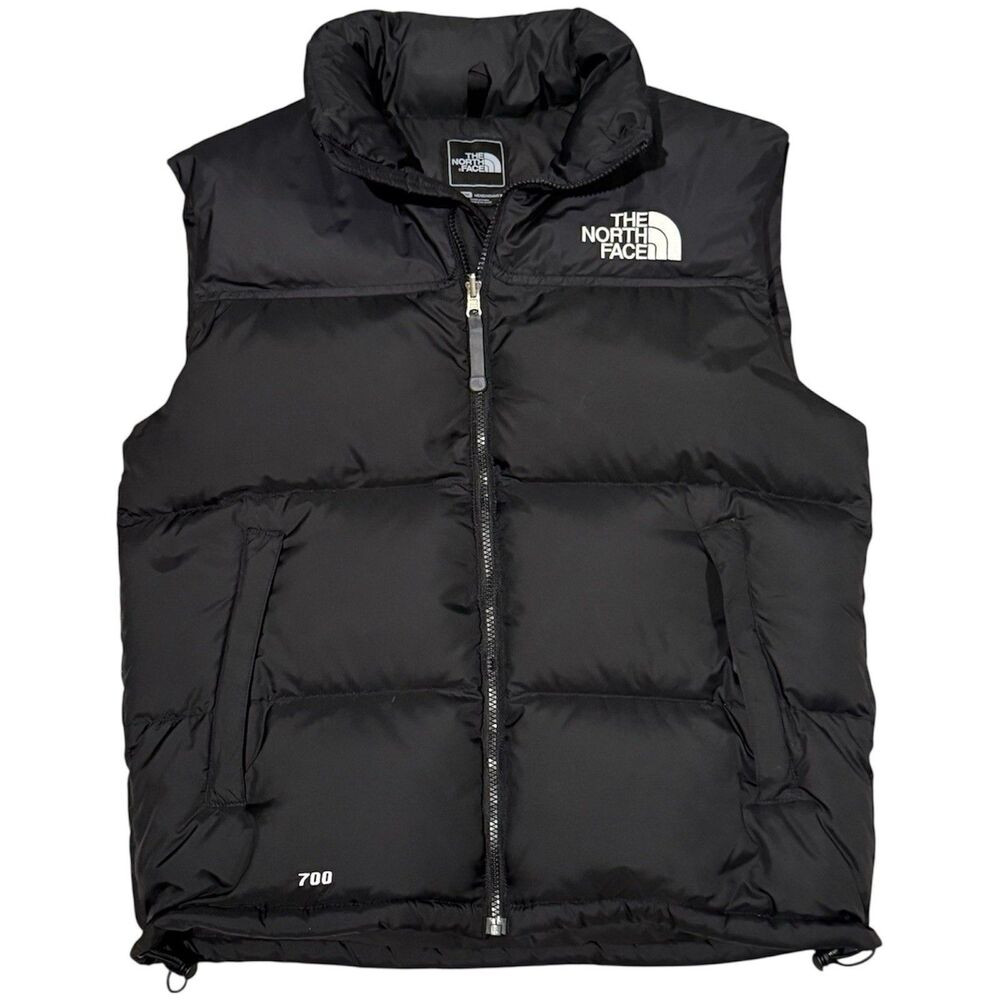 The North Face 700 Down Puffer Nuptse Vest Black Size M Men’s Vintage Insulated